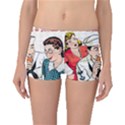 Retro Sailor Eating Cookie Boyleg Bikini Bottoms View1