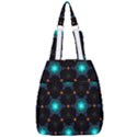 Ornament Pattern Color Background Center Zip Backpack View1