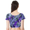 Violet Streak Short Sleeve Crop Top View2