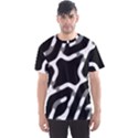 Giant Bold Dark Geometric Print Men s Sports Mesh Tee View1