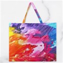 Abstract Art Background Paint Zipper Large Tote Bag View1