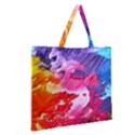 Abstract Art Background Paint Zipper Large Tote Bag View2