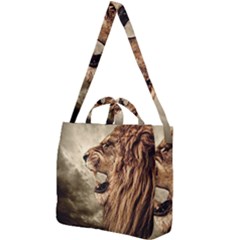 Roaring Lion Square Shoulder Tote Bag