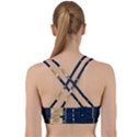 Tardis Poster Back Weave Sports Bra View2