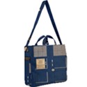 Tardis Poster Square Shoulder Tote Bag View2