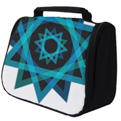 Transparent Triangles Full Print Travel Pouch (big)