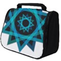 Transparent Triangles Full Print Travel Pouch (Big) View1