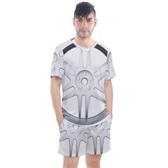 Wheel Skin Cover Men s Mesh Tee And Shorts Set