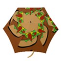 Burger Double Mini Folding Umbrellas View1