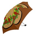 Burger Double Mini Folding Umbrellas View2
