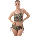 Colorful The Beautiful Of Art Indonesian Batik Pattern Mini Tank Bikini Set View1