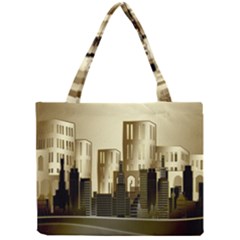 Architecture City House Mini Tote Bag by Sudhe