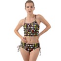 Squares Colorful Texture Modern Art Mini Tank Bikini Set View1