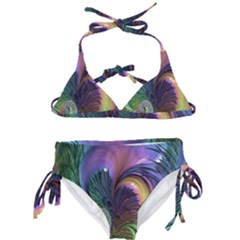 Fractal Artwork Art Swirl Vortex Kids  Classic Bikini Set
