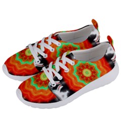 Abstract Kaleidoscope Colored Women s Lightweight Sports Shoes