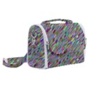 Waves Background Wallpaper Stripes Satchel Shoulder Bag View2