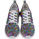 Waves Background Wallpaper Stripes Men s Lightweight Sports Shoes View1
