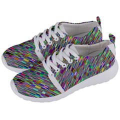 Waves Background Wallpaper Stripes Men s Lightweight Sports Shoes