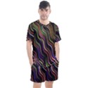 Psychedelic Background Wallpaper Men s Mesh Tee and Shorts Set View1