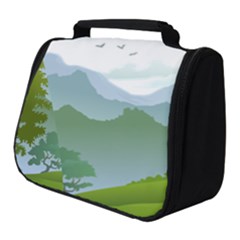 Forest Landscape Photography Illustration Full Print Travel Pouch (small) by Sudhe