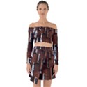 Abstract Architecture Building Business Off Shoulder Top with Skirt Set View1