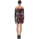 Abstract Architecture Building Business Off Shoulder Top with Skirt Set View2