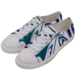 Blue Vector Car Women s Low Top Canvas Sneakers by Sudhe