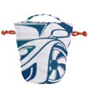 Blue Vector Car Drawstring Bucket Bag View1
