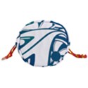 Blue Vector Car Drawstring Bucket Bag View3