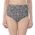 Cyber Punk Pattern Design Classic High-Waist Bikini Bottoms View1