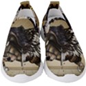 Awesome Steampunk Unicorn With Wings Kids  Slip On Sneakers View1