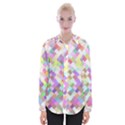 Mosaic Colorful Pattern Geometric Womens Long Sleeve Shirt View1