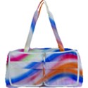 Vivid Colorful Wavy Abstract Print Multi Function Bag View1