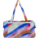 Vivid Colorful Wavy Abstract Print Multi Function Bag View2