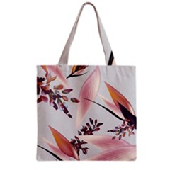 Memo Foral Grocery Tote Bag by tangdynasty