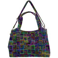 Wallpaper Background Colorful Double Compartment Shoulder Bag by Pakrebo