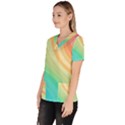 Arrangement Aesthetics Aesthetic Women s V-Neck Scrub Top View2