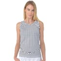 Illusion Form Shape Curve Design Women s Basketball Tank Top View1