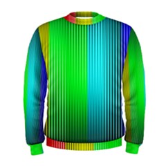 Lines Rainbow Colors Spectrum Color Men s Sweatshirt by Pakrebo