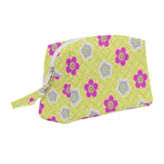 Traditional Patterns Plum Wristlet Pouch Bag (medium) by Mariart