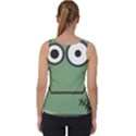 Cartoon Cute Frankenstein Halloween Velvet Tank Top View2
