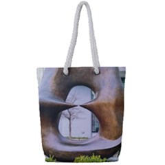 Henry Moore Full Print Rope Handle Tote (small) by Riverwoman