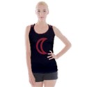 Moon - Criss Cross Back Tank Top  View1