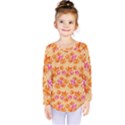 Maple Leaf Autumnal Leaves Autumn Kids  Long Sleeve Tee View1