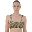 Seamless Pattern Leaf The Pentagon Line Them Up Sports Bra View1