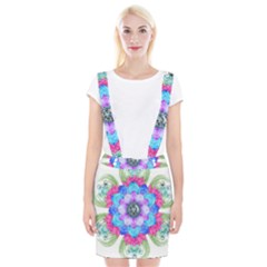 Lotus Flower Bird Metatron S Cube Braces Suspender Skirt