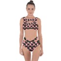 Fox And Trees Pattern Bandaged Up Bikini Set  View1