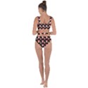 Fox And Trees Pattern Bandaged Up Bikini Set  View2