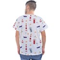Thème Marin - Sea Men s V-Neck Scrub Top View2