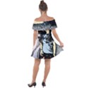 Chocolate Off Shoulder Velour Dress View2